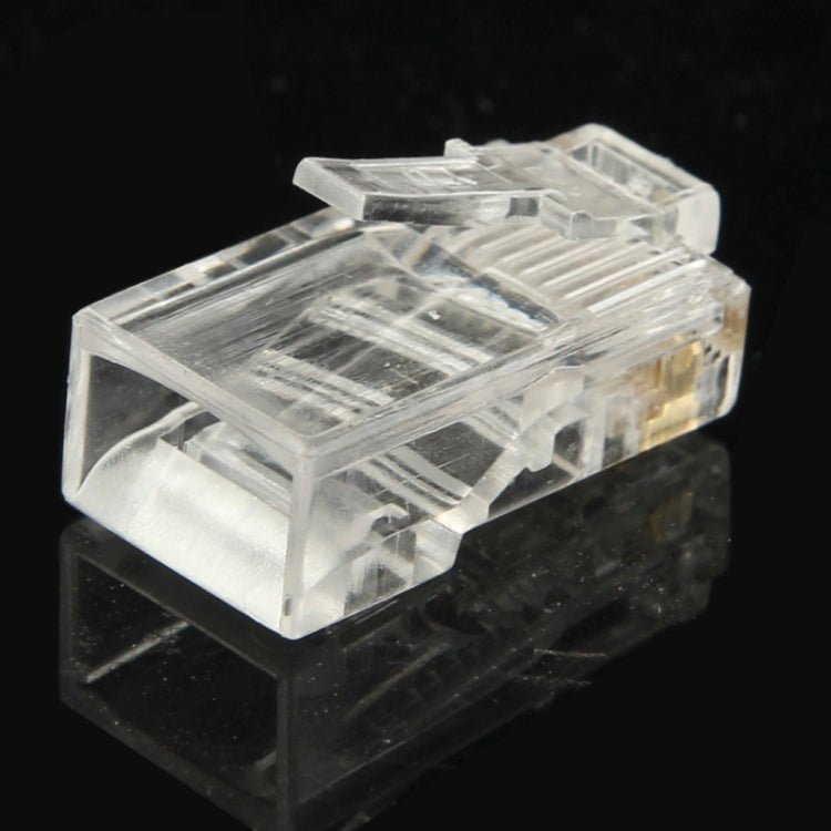 100 Stück / Packung RJ45 Stecker Modularer Stecker, Gold: 3u, Gold: 3u