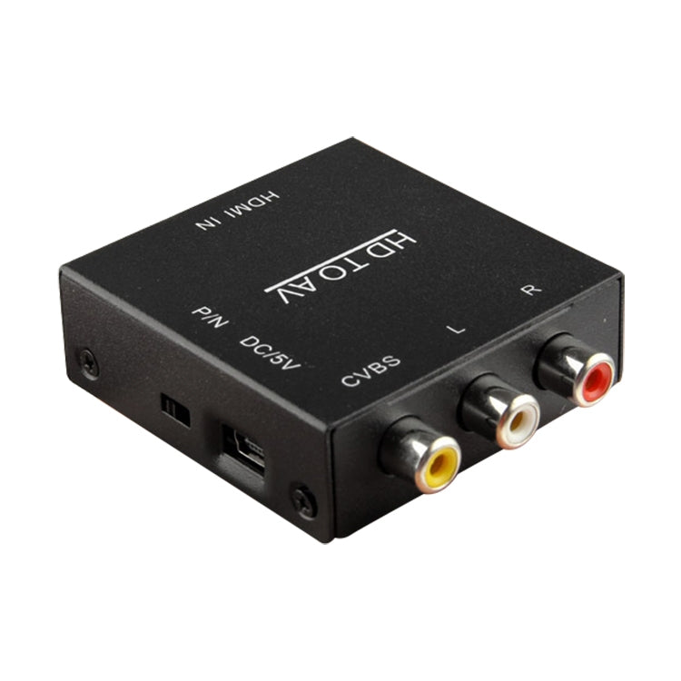 HDV-M610 Mini Größe Full HD 1080P HDMI zu AV/CVBS Video Konverter Adapter, HDMI zu AV/CVBS (Mini)