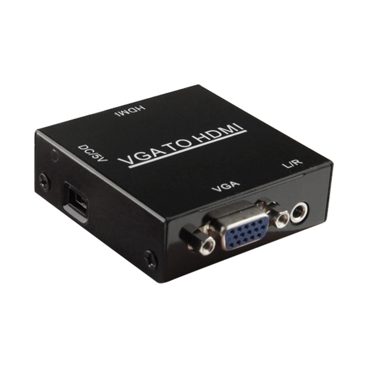 HD 1080P HDMI Mini VGA zu HDMI Scaler Box Audio Video Digital Konverter Adapter für PC / HDTV, HD 1080P