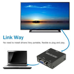 HD 1080P HDMI Mini VGA zu HDMI Scaler Box Audio Video Digital Konverter Adapter für PC / HDTV, HD 1080P