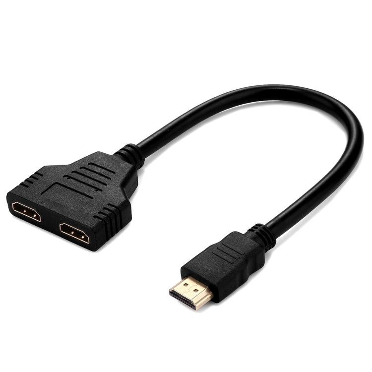 30cm 1080P HDMI Stecker zu 2 Buchse 1 zu 2 Verteilerkabel Adapter Konverter, 1 zu 2