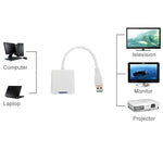 USB 3.0 zu VGA Multi-Display Adapter Konverter Externe Video-Grafikkarte, USB 3.0