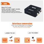 VK-126 Mini HD HDMI zu AV/CVBS Video Konverter Adapter, HDMI zu AV/CVBS