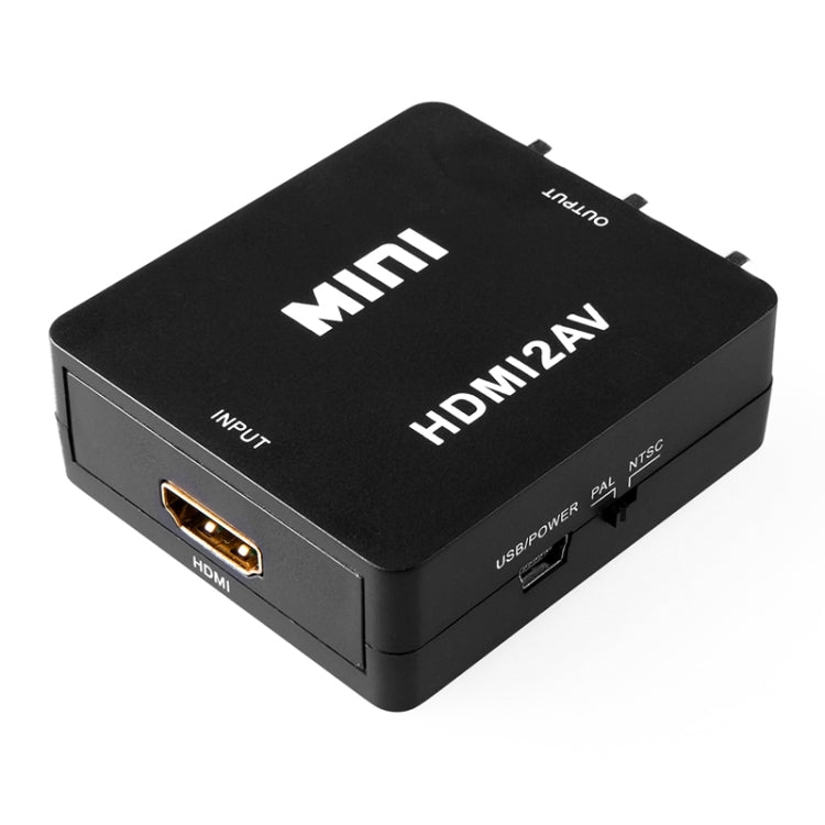 VK-126 Mini HD HDMI zu AV/CVBS Video Konverter Adapter, HDMI zu AV/CVBS