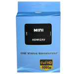 VK-126 Mini HD HDMI zu AV/CVBS Video Konverter Adapter, HDMI zu AV/CVBS