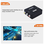 VK-126 Mini HD HDMI zu AV/CVBS Video Konverter Adapter, HDMI zu AV/CVBS