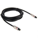 Digitales Audio Lichtwellenleiterkabel Toslink M zu M, OD: 5,0mm, Länge: 2m, 2m