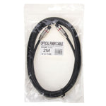 Digitales Audio Lichtwellenleiterkabel Toslink M zu M, OD: 5,0mm, Länge: 2m, 2m