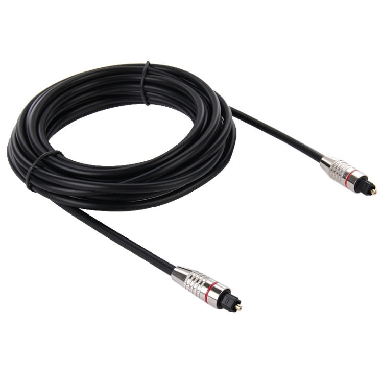Digitales Audio Lichtwellenleiterkabel Toslink M zu M, OD: 5,0mm, Länge: 5m, 5m