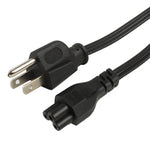 Hochwertiges 3-poliges US-Notebook-Netzkabel, Länge: 1,2 m, 3-poliger US-Stecker, Länge: 1,2 m