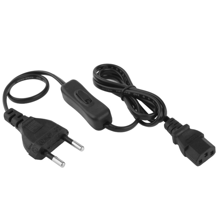 3-poliges Netzkabel mit 304-Schalter, Länge: 1,2 m, EU-Stecker mit 304-Schalter, 1,2 m, US-Stecker mit 304-Schalter, 1,2 m