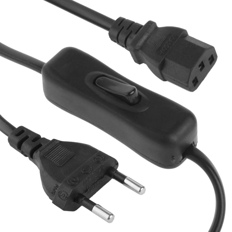 3-poliges Netzkabel mit 304-Schalter, Länge: 1,2 m, EU-Stecker mit 304-Schalter, 1,2 m, US-Stecker mit 304-Schalter, 1,2 m