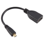 17 cm Micro-HDMI Männlich zu HDMI Weiblich Adapterkabel, Länge: 17 cm