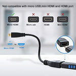 17 cm Micro-HDMI Männlich zu HDMI Weiblich Adapterkabel, Länge: 17 cm