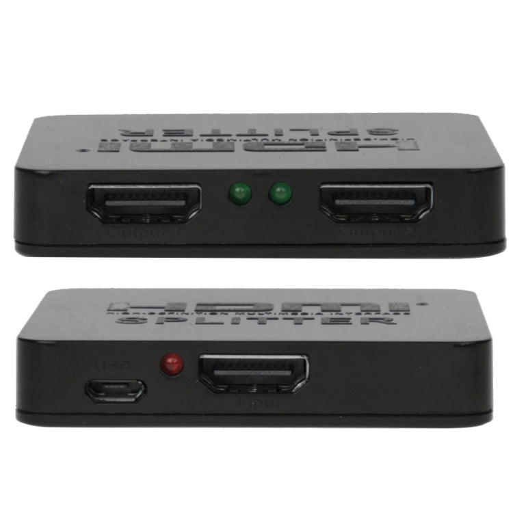 Mini Full HD 4K 1x2 HDMI 3D V1.4b Verteiler für HDTV / STB / DVD / Projektor / DVR, HDMI V1.4b