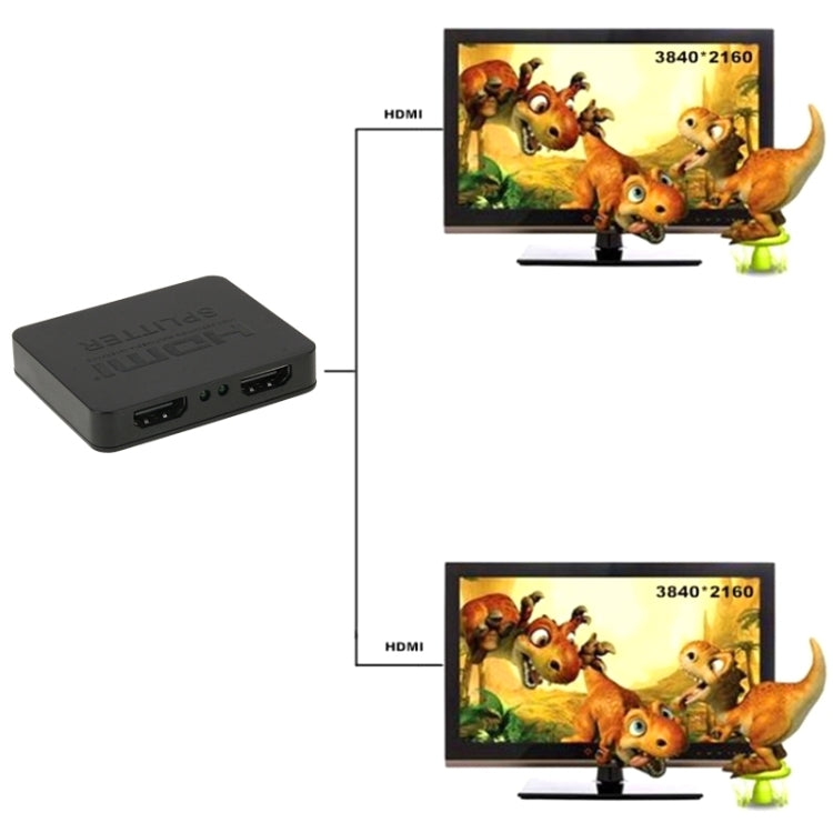 Mini Full HD 4K 1x2 HDMI 3D V1.4b Verteiler für HDTV / STB / DVD / Projektor / DVR, HDMI V1.4b