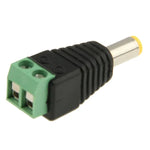 10 Stück grüne DC-Stecker (5,5 x 2,1 mm), Steckergröße: 5,5 x 2,1 mm