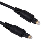 Digitales Audio-Glasfaserkabel Toslink, Kabellänge: 3 m, Außendurchmesser: 4,0 mm (vergoldet), 3 m