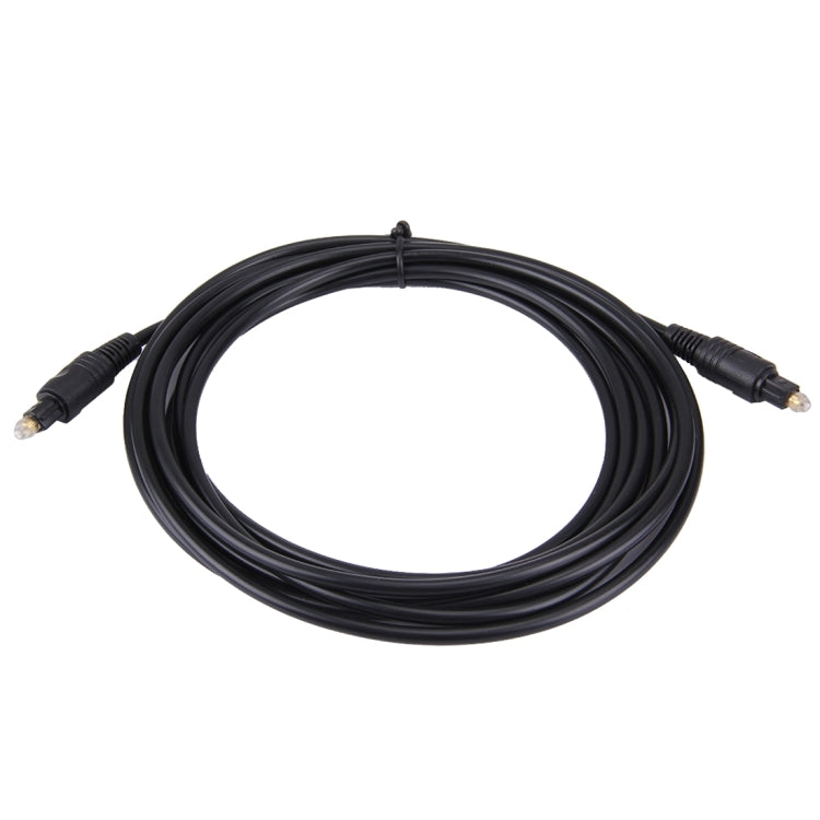Digitales Audio-Glasfaserkabel Toslink, Kabellänge: 3 m, Außendurchmesser: 4,0 mm (vergoldet), 3 m