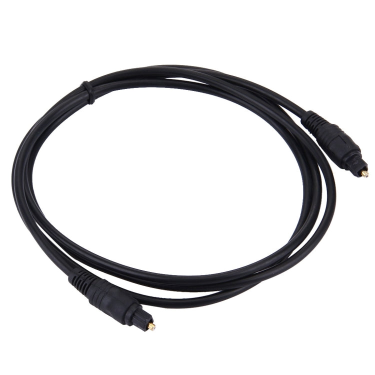 Digitales Audio-Glasfaserkabel Toslink, Außendurchmesser: 4,0 mm (vergoldet), 1,5 m