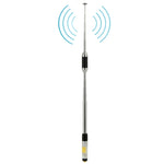 RH770 Dual-Band 144/430MHz Hochleistungs-SMA-F Teleskop-Handfunkantenne für Walkie-Talkie, Antennenlänge: 93cm