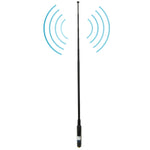 RH660S Dualband 144/430MHz High Gain SMA-F Teleskop-Handfunkantenne für Walkie-Talkie, Antennenlänge: 108,5cm