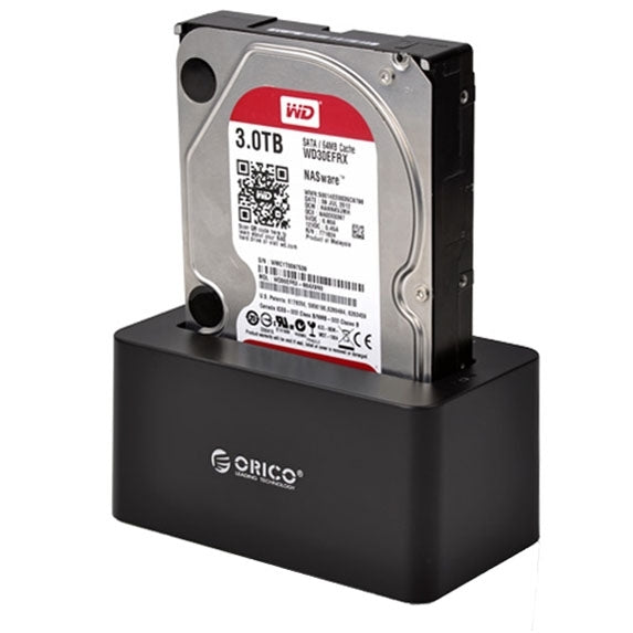 ORICO 6619US3 5Gbps Super Speed USB 3.0 zu SATA Festplatten-Dockingstation für 2,5 Zoll / 3,5 Zoll Festplatte, 6619US3