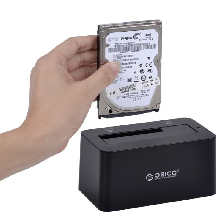 ORICO 6619US3 5Gbps Super Speed USB 3.0 zu SATA Festplatten-Dockingstation für 2,5 Zoll / 3,5 Zoll Festplatte, 6619US3