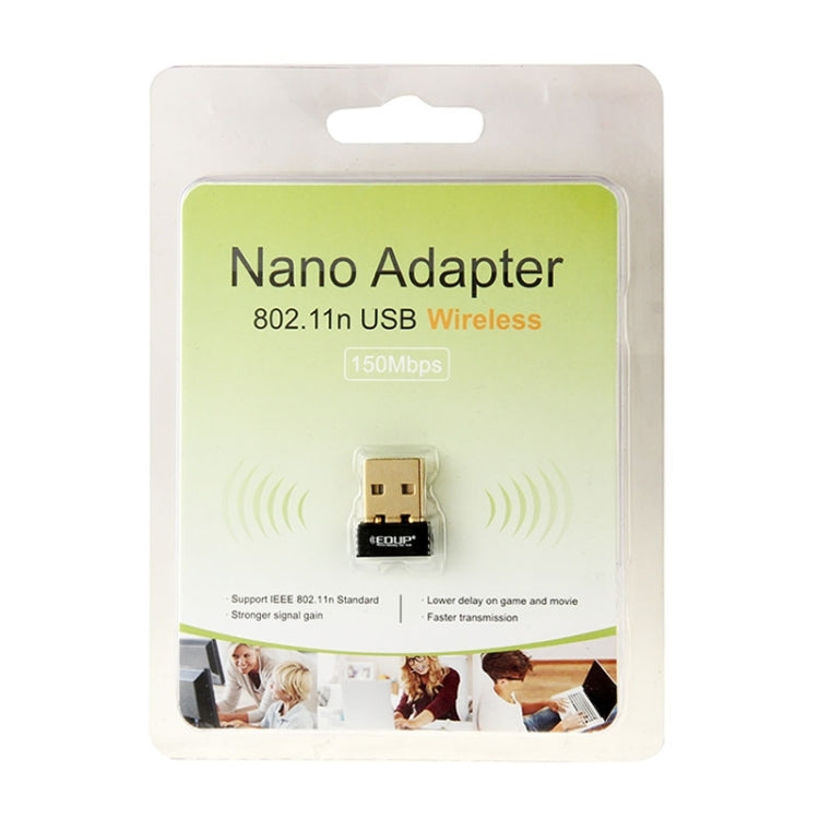 EDUP EP-8553 MTK7601 Chipsatz 150Mbps WiFi USB Netzwerk 802.11n/g/b LAN Adapter, EP-8553 150Mbps
