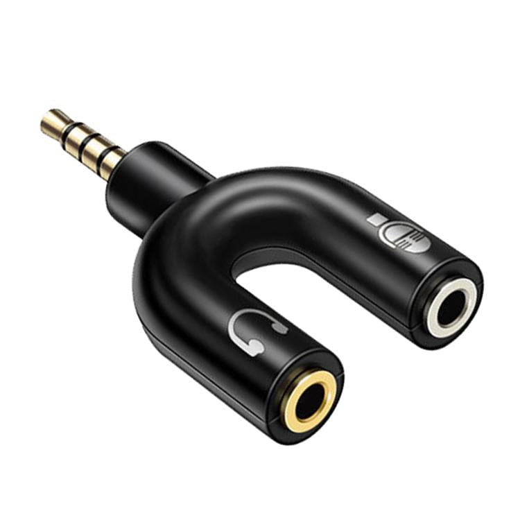 3,5mm Stereo Stecker zu 3,5mm Kopfhörer- & Mikrofon Buchse Splitter Adapter