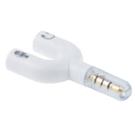 3,5mm Stereo Stecker zu 3,5mm Kopfhörer- & Mikrofon Buchse Splitter Adapter