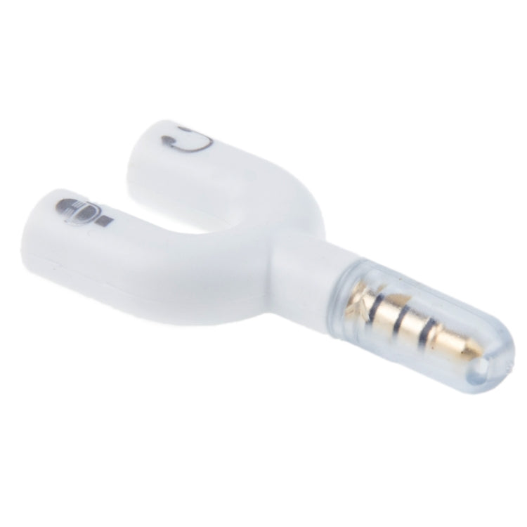 3,5mm Stereo Stecker zu 3,5mm Kopfhörer- & Mikrofon Buchse Splitter Adapter
