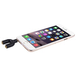 3,5mm Stereo Stecker zu Doppel 3,5mm Stereo Buchse Splitter Adapter
