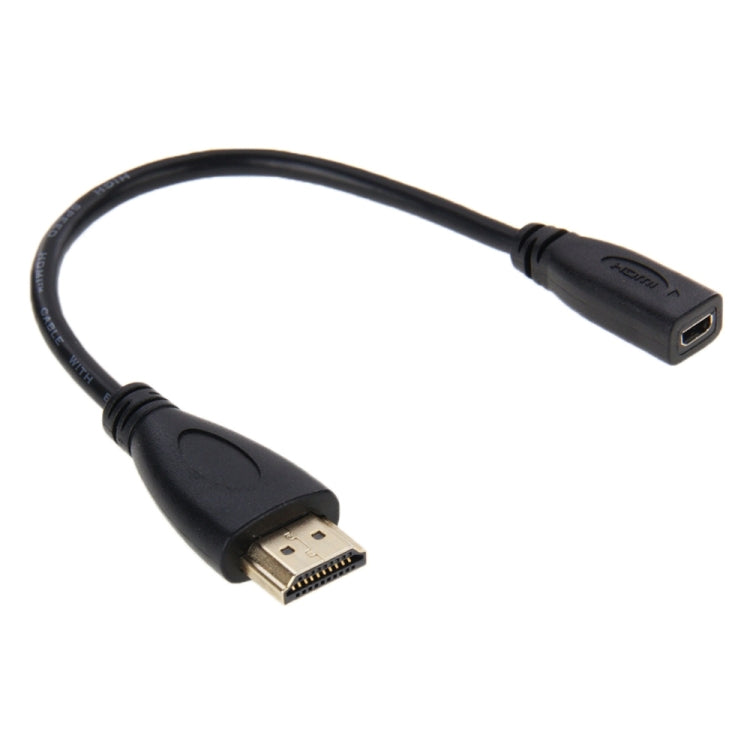 20cm HDMI Stecker zu Micro HDMI Buchse Adapterkabel, HDMI zu Micro HDMI