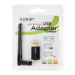 EDUP EP-N1581 Mini USB Wifi 802.11n/g/b 300Mbps 2,4GHz Drahtlosadapter Externe Antenne, EP-N1581
