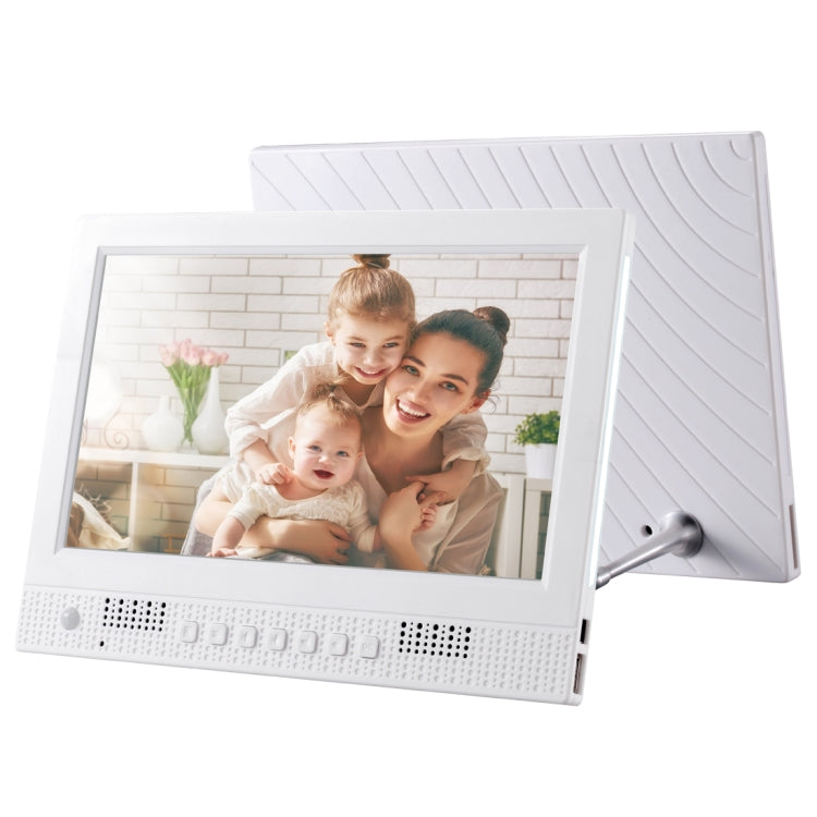 10,1 Zoll LED-Display Multimedia Musik- und Film-Player Digitaler Bilderrahmen mit Fernbedienung, Allwinner E200s Programm, unterstützt USB-Stick / SD-Karte, Bewegungssensor, integrierter Stereo-Lautsprecher, 10,1 Zoll, 10,4 Zoll