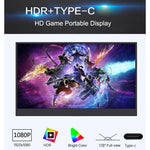 15,6 Zoll 1080P LED Portable Display mit HDR-Unterstützung, 15,6 Zoll 1080P