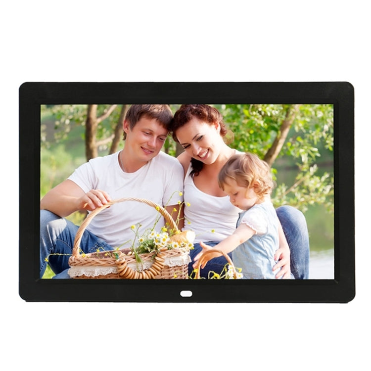 12 Zoll LED-Display Multimedia Digitaler Fotorahmen mit Ständer und Musik- & Film-Player, unterstützt USB / SD / Micro SD / MMC / MS / XD Karten-Eingang