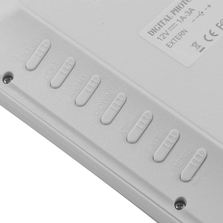 12 Zoll LED-Display Multimedia Digitaler Fotorahmen mit Ständer und Musik- & Film-Player, unterstützt USB / SD / Micro SD / MMC / MS / XD Karten-Eingang