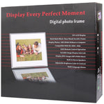 12 Zoll LED-Display Multimedia Digitaler Fotorahmen mit Ständer und Musik- & Film-Player, unterstützt USB / SD / Micro SD / MMC / MS / XD Karten-Eingang