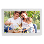 12 Zoll LED-Display Multimedia Digitaler Fotorahmen mit Ständer und Musik- & Film-Player, unterstützt USB / SD / Micro SD / MMC / MS / XD Karten-Eingang
