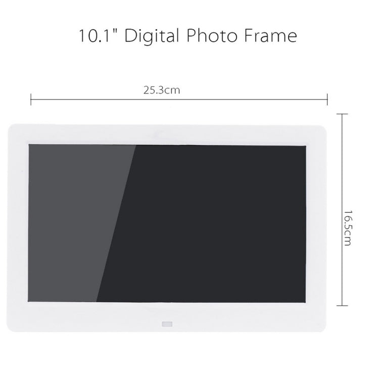10,1 Zoll HD Widescreen Digitaler Bilderrahmen mit Ständer & Fernbedienung, Allwinner E200, Wecker / MP3 / MP4 / Film-Player, 10,1 Zoll Allwinner E200, 10,1 Zoll/HSD-P503
