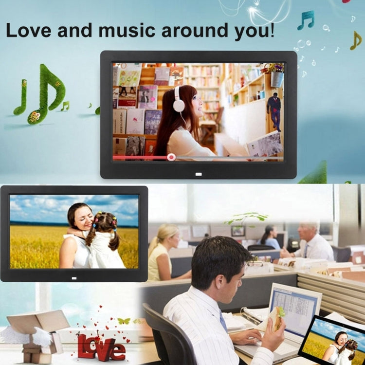 10,1 Zoll HD Widescreen Digitaler Bilderrahmen mit Ständer & Fernbedienung, Allwinner E200, Wecker / MP3 / MP4 / Film-Player, 10,1 Zoll Allwinner E200, 10,1 Zoll/HSD-P503
