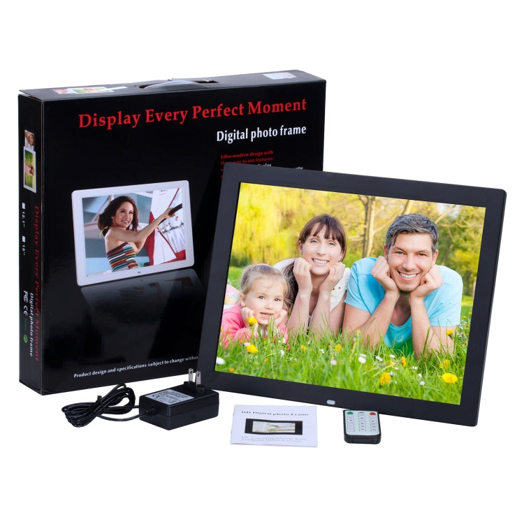 14 Zoll HD LED Bildschirm Digitaler Fotorahmen mit Ständer & Fernbedienung, Allwinner, Wecker / MP3 / MP4 / Film-Player, 14,0 Zoll, 14 Zoll/Allwinner