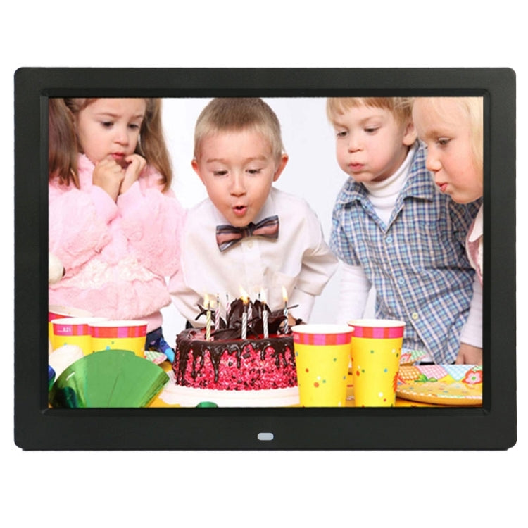 14 Zoll LED-Display Multimedia Digitaler Fotorahmen mit Halterung & Musik & Film-Player, unterstützt USB / SD / MS / MMC Karteneingabe
