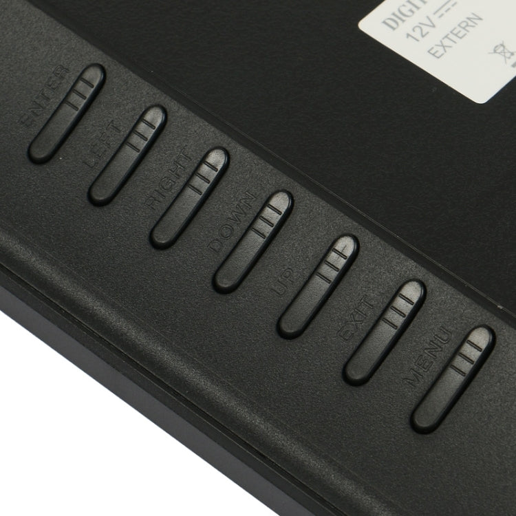 14 Zoll LED-Display Multimedia Digitaler Fotorahmen mit Halterung & Musik & Film-Player, unterstützt USB / SD / MS / MMC Karteneingabe