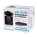 2,5-Zoll-Bildschirm HD-Videorekorder, 6 LED-Leuchten, AVI-Videoformat, SD-Kartenunterstützung, Loop-Aufnahmefunktion (Generalplus-Schema), 2,5 Zoll
