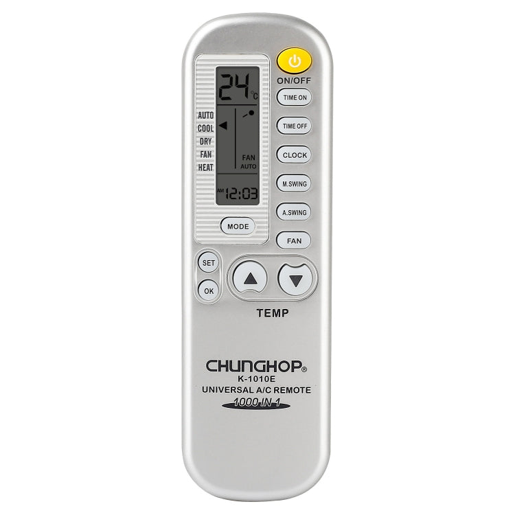Chunghop Universelle Klimaanlagen-Fernbedienung (K-1010E), K-1010E