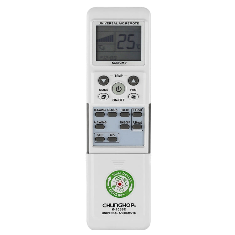 Chunghop Universelle Klimaanlagen-Fernbedienung (K-1038E), K-1038E