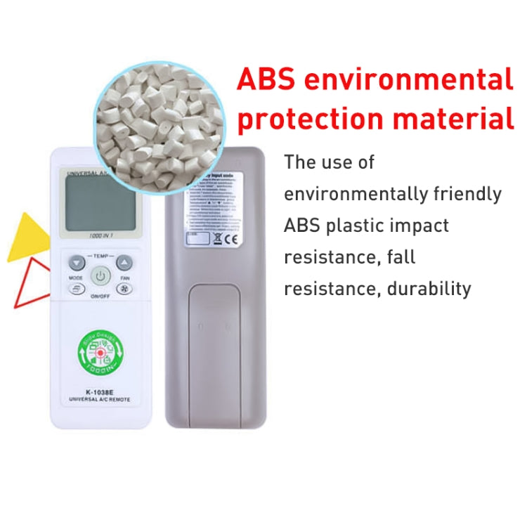 Chunghop Universelle Klimaanlagen-Fernbedienung (K-1038E), K-1038E